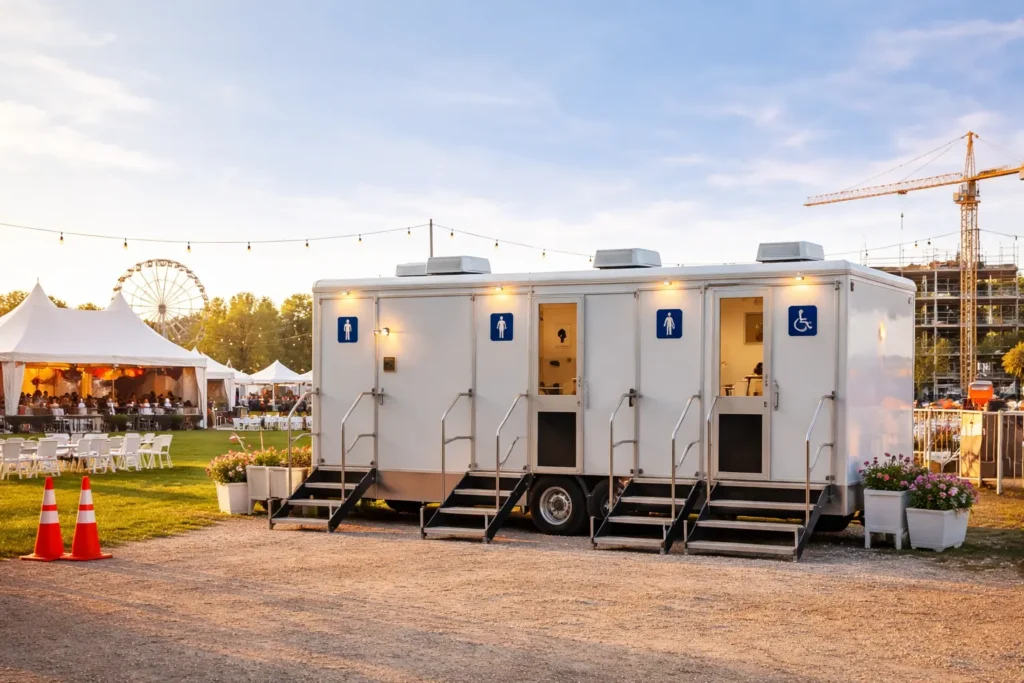 How Restroom Trailers Improve Event Sanitation: Key Advantages